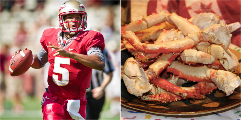 Jameis Winston was issued a citation for stealing crab legs at Publix.