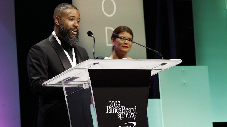 Damarr Brown at James Beard Awards