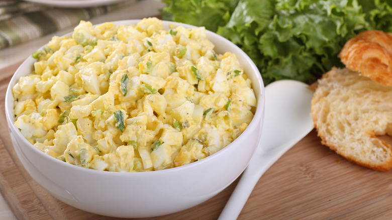 egg salad in a bowl