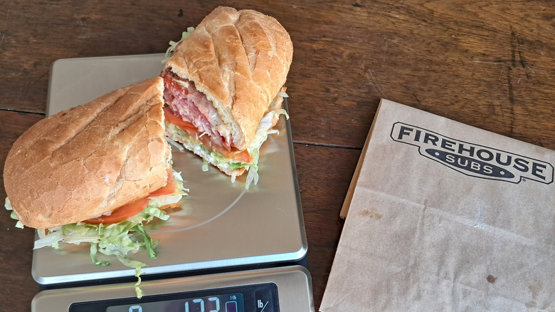 Italian sub from Firehouse Subs.