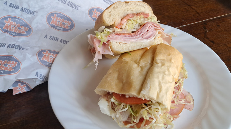 Italian sub from Jersey Mike's.