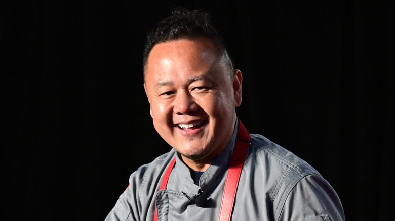 Jet Tila smiling at Food Network NYCWF Festival