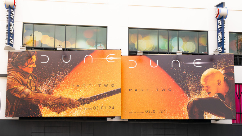 Dune: Part Two movie billboard