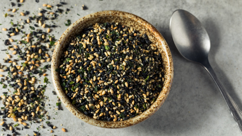 Furikake seasoning in a bowl
