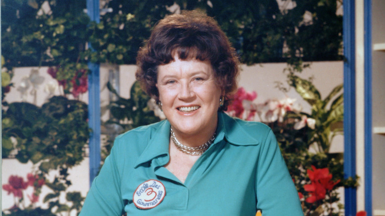 Julia Child smiling at camera