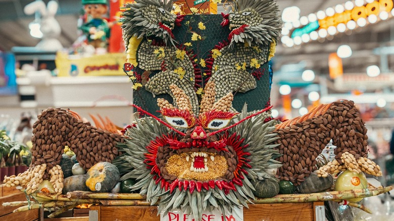 Food display at Jungle Jim's