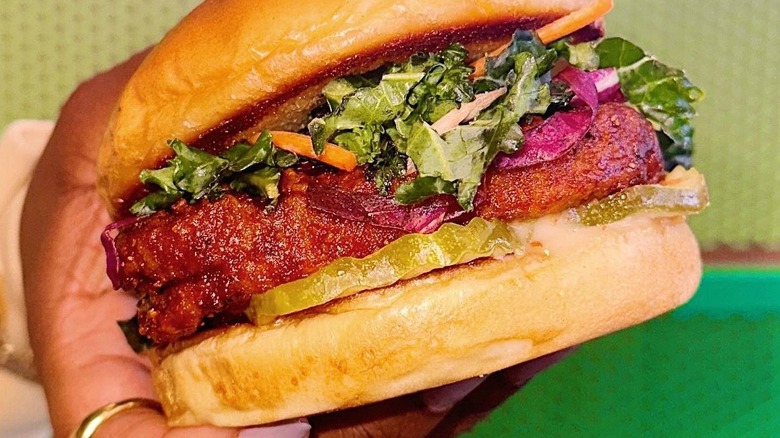 Hart House Deluxe Crispy Chick'n sandwich