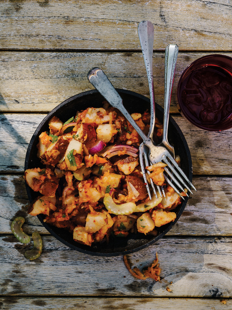 kimchi potato salad