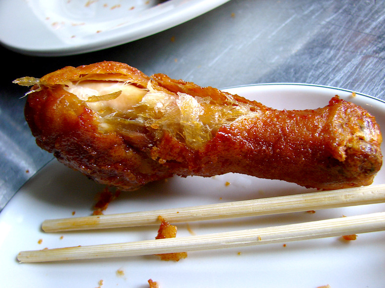 This chicken leg packs a kick.