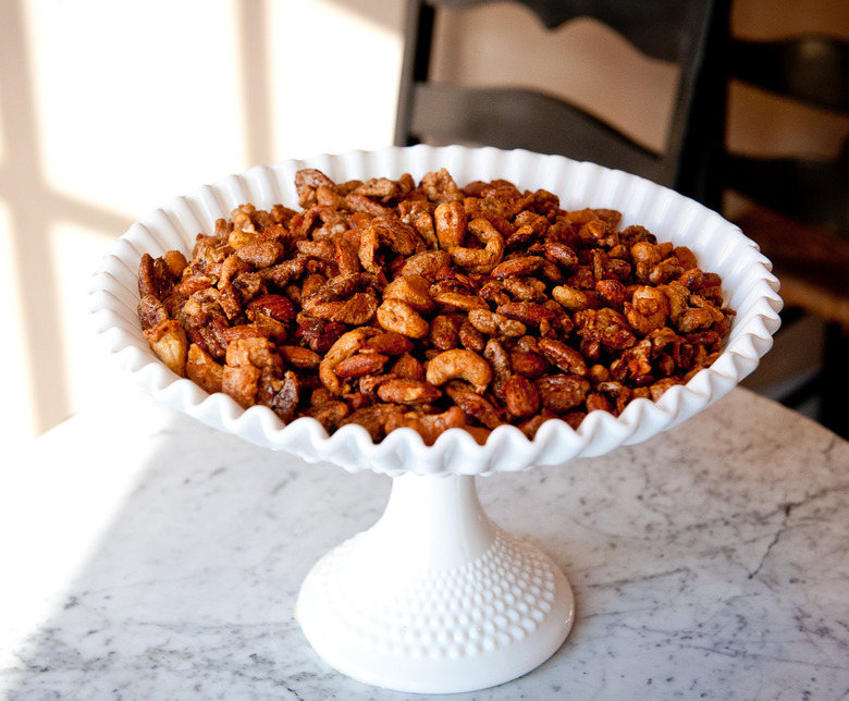 Bacon Candied Apple Spiced Nuts Recipe