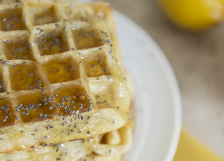 Lemon-Chia Seed Waffles Recipe