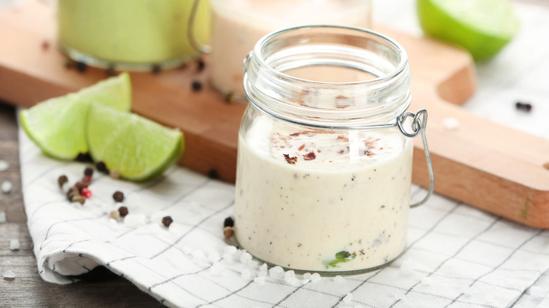 Ranch dressing and sauces with lime