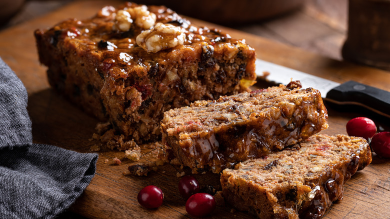 Slices of fruit cake