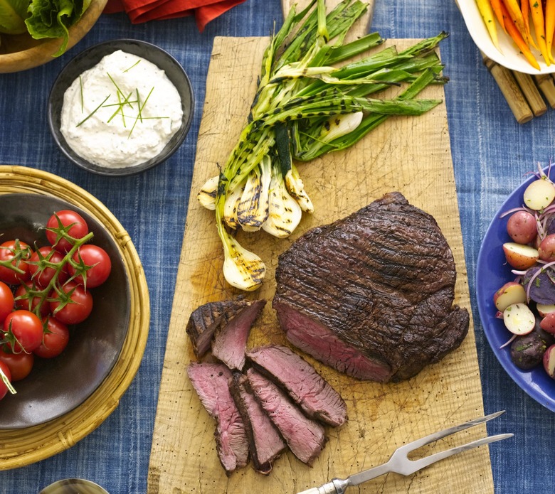 London Broil with Creamy Horseradish Sauce Recipe