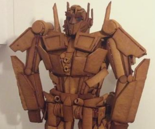 We're in awe of this gingerbread rendition of Optimus Prime.