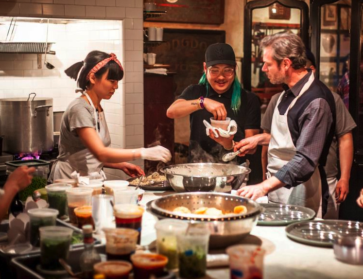 Mission Chinese Food's Danny Bowien was on hand at LuckyRice in New York in May.