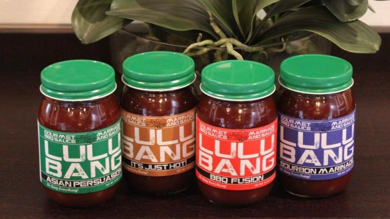 Jars of Lulu Bang sauces