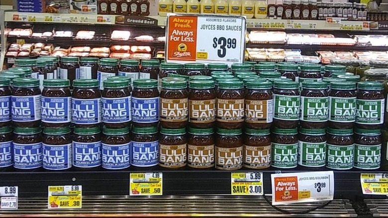 Lulu Bang's sauces at a ShopRite store