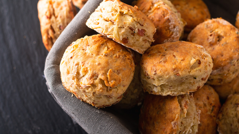 bacon infused biscuits