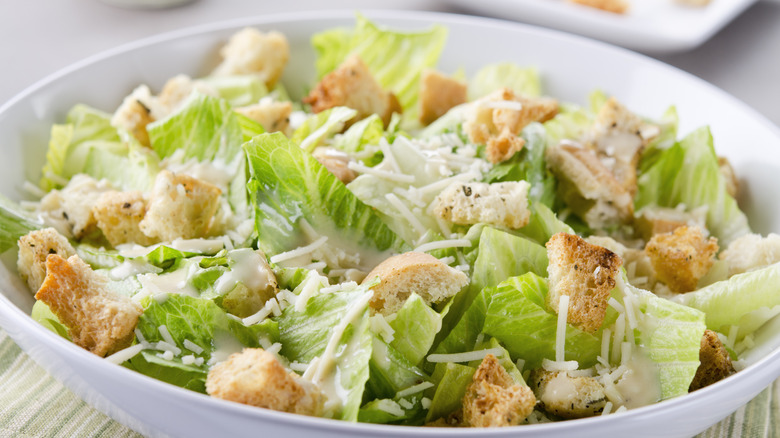 caesar salad with parmesan