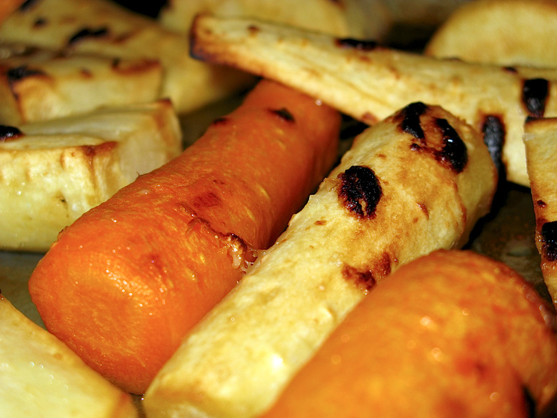 Maple roasted carrots and parsnips is just about the easiest side you can make.
