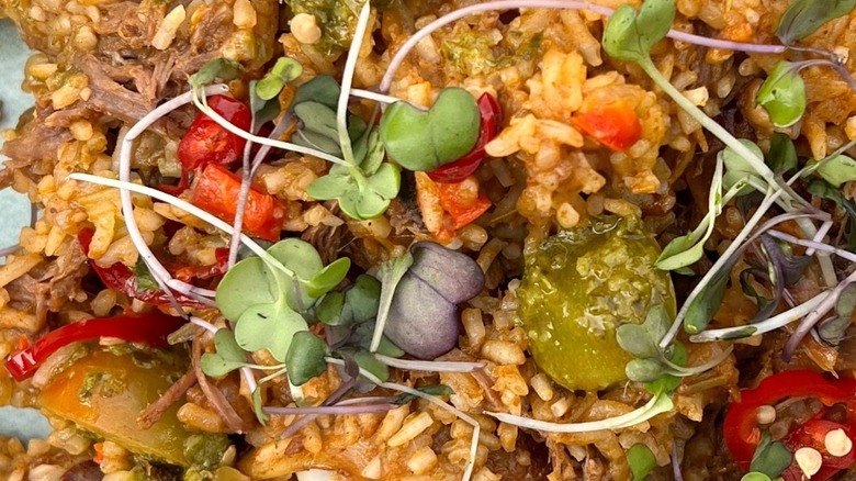 jollof rice closeup