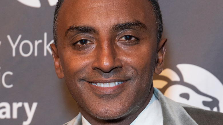 Marcus Samuelsson smiling at NYC Public Library event