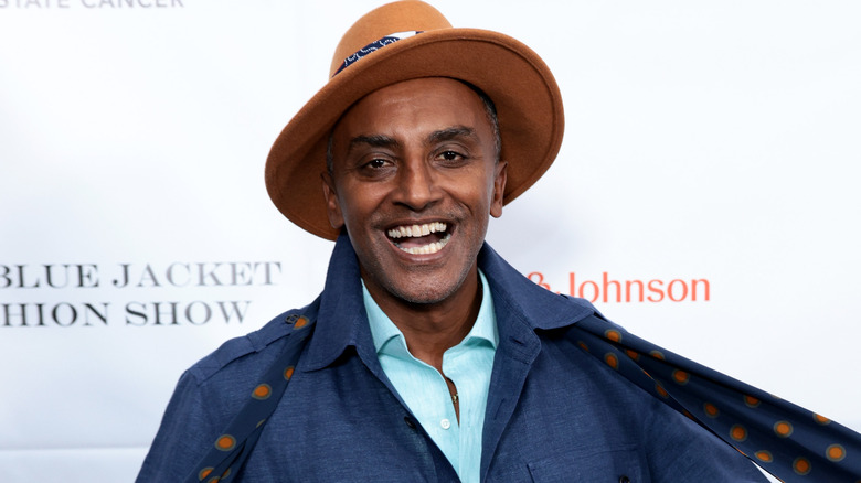 Marcus Samuelsson at 2024 Blue Jacket Fashion Show in NYC