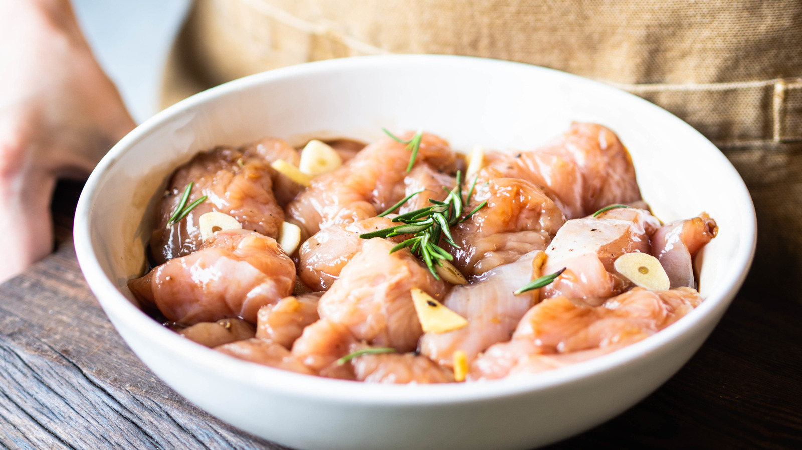 Marinate Chicken In This Creamy Ingredient For Juicier Slices (Hint: It's Not Yogurt Or Buttermilk)