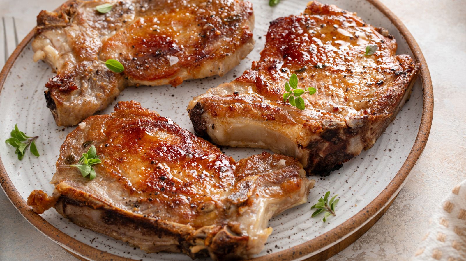 Marinate Pork Chops In This Staple Ingredient For Juicier Meat
