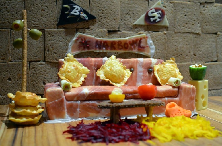 Mario Batali Made An Italian Meats And Cheese Tribute To The Harbowl