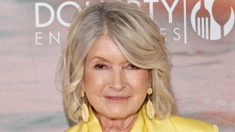 Martha Stewart smiles at an event in Tribeca.