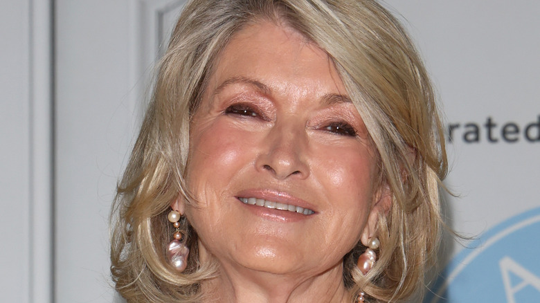 Martha Stewart smiling closeup