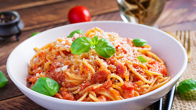 Spaghetti Amatriciana 