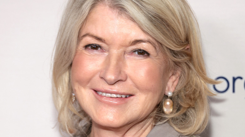 Closeup of Martha Stewart