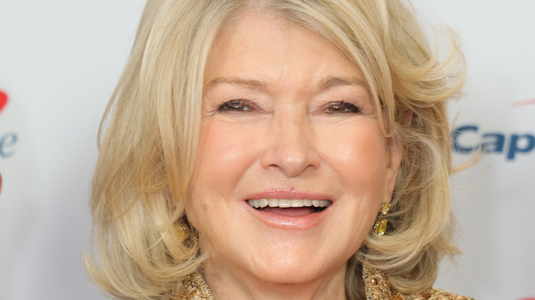 Martha Stewart smiling on red carpet
