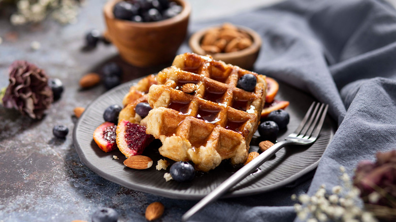 Martha Stewart's Hand-Tossing Method For Extra Crispy Waffles