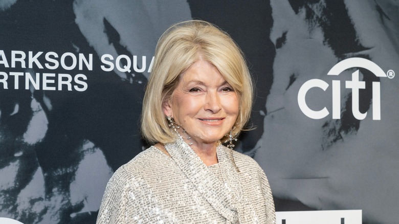 Martha Stewart on red carpet