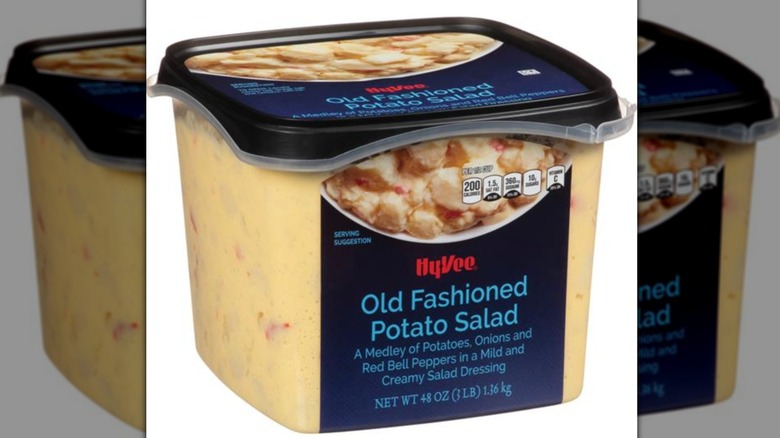 Tub of Hy-Vee potato sald