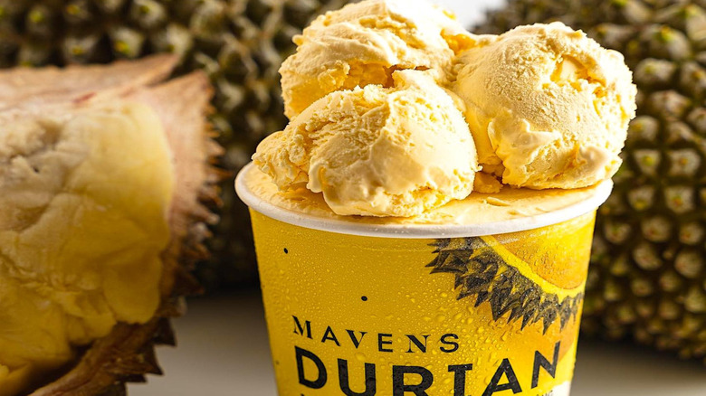 Mavens Creamery durian ice cream