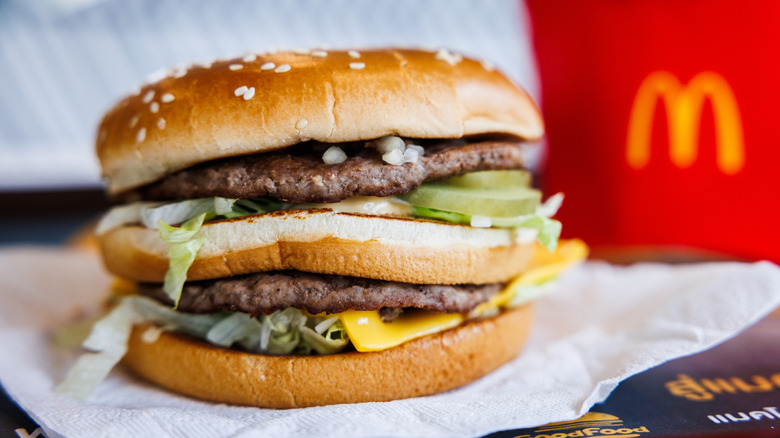 A McDonald's Big Mac sandwich
