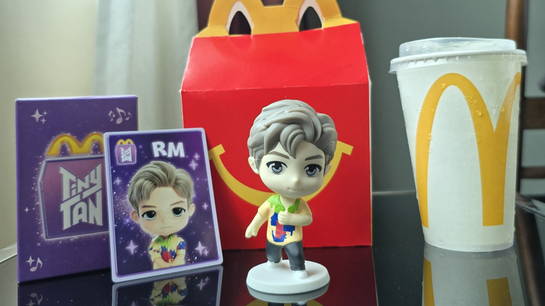 Happy Meal with a BTS toy.