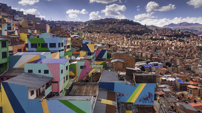 view of Bolivian city-scape