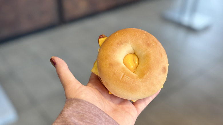 McDonald's bagel sandwich