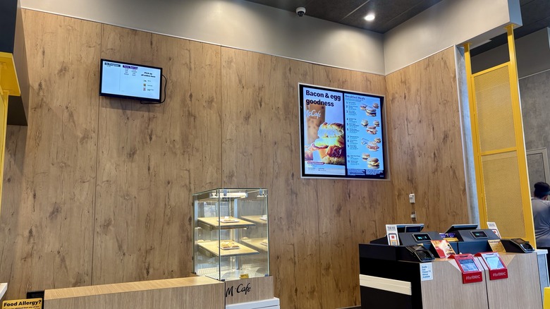 Inside of McDonald's location