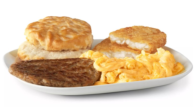 McDonald's Big Breakfast platter.