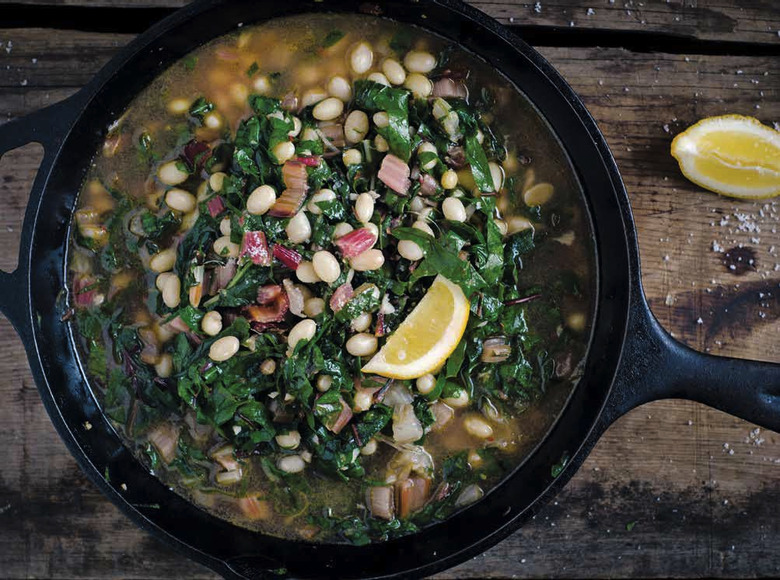 Meatless Monday: Marrow Beans With Swiss Chard And Zesty Lemon Recipe