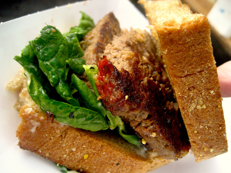 If you want to be a purist, sandwich your meatloaf between two slices of turkey meatloaf.