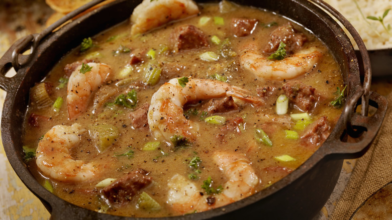 Creole shrimp gumbo