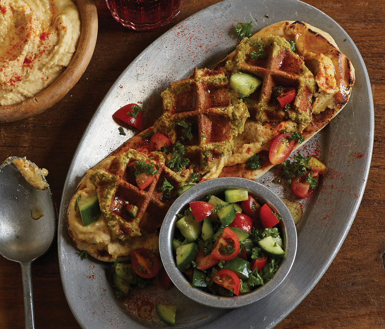 Meet The Fawaffle: A Waffled Falafel And Hummus Recipe
